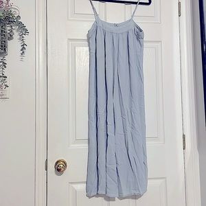 Light Blue Soft  Midi Dress